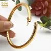 Conjunto de brazaletes de cobre para mujer, pulsera africana, joyería de Dubái, diseñador de Color dorado, regalo hawaiano de moda árabe de lujo