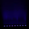 Hot selling Black Stage Lighting AC100V-240V 260W UV 9-LED Remote-controlled Auto Sound DMX Purple Light DJ Wedding Party