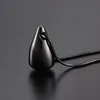 Pendant Necklaces High Polished Little Teardrop Urn For Ashes Stainless Steel Cremation Jewelry Memorial Necklace Women Men 4 Colors1