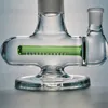 Inline Perc Condenser Coil Hookahs Diffused Downstem Beaker Bong Water Pipe Freezable With Glass Bowl and A Fixing Clip No. 29 Oil Dab Rigs 14.5mm Female Joint ILL06-07