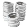 70mm 86mm Mason Jar Lid Regular Mouth Canning Band Split-Type Leak-proof for Canning Lids Cover with Seal Ring LJJP803