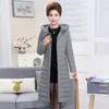 Women's Down Parkas 2022 Winter Jackets Office Ladies Slim X-Long Woman Stand Collar Hooded Solid Plus Size Thick Female Cold Coat Kare22