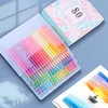 80st Wood Feily Pencil Color Artist Pencils Set Lead Paint Pen Kit Children Ritning Sketching Stationery Barn Studenter Elever Elever Tools Gift 0294