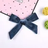 3.7Inch Bows Haar Clips Fluwelen Baby Zachte Barrettes Winter Kids Meisjes Hoofddeksels Accessoires Mode Leuke Hot Koop Multi Color 1 7QY G2