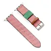 من أجل Apple Watch Bands 7 Series Watch Strap iWatch Band 3 4 5 6 SE 44mm 45mm 41mm 42mm 38mm سوار معصم فاخر مصمم أزياء سوار عالي الجودة أحزمة جلدية ذكية