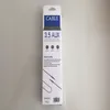 Бесплатный DHL Post White Blue Cardpaper Упаковочные коробки Пакет Пакет для 3,5 мм Aux Audio Cables Мужской к мужской Стерео-кабель