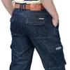 Мужские джинсы мужские военные джинсовые брюки рабочая одея