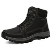 Neue Pelz Warme Schnee Winter Arbeitsschuhe Männer Wasserdichte Stiefeletten Outdoor Herren Turnschuhe Schuhe 201204