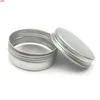 50pcs 60g Aluminum Jars 60ml Gold Pink black Silver Metal Tin 2oz Cosmetic Containers Crafts colorful aluminum boxs ZKH91qualtity3122