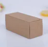 Gift Wrap 10 Size Zwart Wit Kraftpapier Kartonnen Doos Lippenstift Cosmetische Parfum Fles Kraft Essential Oil Packaging