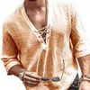 Мужская летняя мешковатая полоса для белья с короткими рукавами карманные рубашки с коротким рукавом топы блузка S-2XL удобная гавайская рубашка1