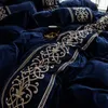 Novos conjuntos de cama de tecido de lã conjunto bordado set duplo rainha king size cama capa conjunto de folha de cama Conjunto / Fitted Folha Fronha T200706