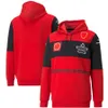 Мужские футболки 2022 Formula-One Whothirt F1 Red Team Racing Hood Hoade осень флисовая куртка F1 Футболки Футболка футболка Polo Рубашка 3M411