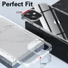 Ultra Tunna Clear Fodral för iPhone 13 12 11 Pro XS Max XR X Mjukt TPU Silikon Back Cover Telefonväska
