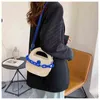 Shopping Bags Acrlico Grosso Corrente De Ombro Crossbody Saco Para As Mulheres Do Plutnio Pequenas Bolsas Moda Senhoras Vero Cor Contraste Sacos 220303