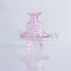 DHL!!! Beracky Cyclone Glass UFO Spinning Cap 25mmOD Colored Glass Carb Caps Heady Carb Caps For Quartz Banger Nails Glass Water Pipes Rigs