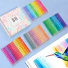 80pcs bois crayon gras couleur artiste crayons ensemble plomb peinture stylo kit enfants dessin croquis papeterie enfants étudiants élèves peinture outils cadeau 0294