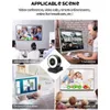 Webcam Ring Light HD 1080P Video Recording USB Web Camera for PC Game Class Online Laptop Computer with Microphone Cam Streaming OBS