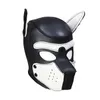 Fetish Gay Puppy Play Rubber Hood Adult Games Dog Slave Full Head BDSM Bondage Mask Erotic Cosplay sexy Toys for Men