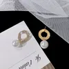 Supply Backs Girls Heart Fashion Crystal Earrings Women 925 Silver Needle Simple Temperament Pearl Gemstone Stud Earrings