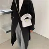 مصمم- جديد الشتاء لينة فو الفراء حقيبة crossbody للنساء مصمم قفل القطيفة مقبض ساحة صغيرة حقائب اليد حقيبة يد