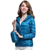 Женские куртки 2021 бренд весна осень зима женщин Parka Ultra Light на 90% белая утка куртка с капюшоном S-3XL1