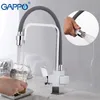 GAPPO water mixer kitchen faucet taps kitchen mixer tap torneira with filtered water tap Brass kitchen water crane faucet filter T200810