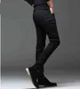 Batmo Chegada Alta Qualidade Casual Slim Elastic Black Jeans Homens, Calças de lápis, Skinny 2108 220115
