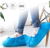 100 Pcs Disposable Shoe Covers Indoor Cleaning Floor Non-Woven Fabric Overshoes Boot Non-slip Odor-proof Galosh Prevent Wet Shoes Covers2021