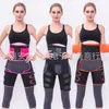 Kvinnor Midja Trainer Body Shapewear 4 Färger Justerbar Sport Anslut Byxor Bälte Mode Gym Yoga Running Band Belts 23SS L2