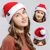 Beanie/Skull Caps unisex beanie hoed ribbed gebreide warme winter kerstkap dikke ultra zacht pluche schattige kerstman claus jurk beanies1