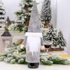 Christmas Wine Bottle Cover Gnome Decorative Gift Bags Home Party Kitchen Table Hotel Bar Xmas Decorations JK2011PH