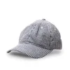 Seersucker الاطفال قبعة قابل للتعديل مشبك حجم الحرة طفل رضيع قبعة البيسبول والتحقق من القبعات الصيف مخصص كيد سونحات DOM106037