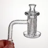 Ensemble de banger à quartz avec motif de sculpture profonde, accessoires pour fumer avec 1 perle de terp en verre, 1 capuchon de carburateur, 1 cône en verre, joint transparent pour bong, conduite d'eau, plate-forme Dab