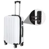 célèbre sac de valise en cuir de qualité ensemble de bagages Designer, bagages à main à roulettes universelles, valise en aluminium Grid TRAVEL Business Trolley Case valise Lines pull initial