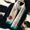 High quality printed women's scarf Spring summer thin silk scarfs soft luxury scarves342e