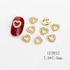 Tamax NAR005 3D Round Oval Heart shape Charm Ornaments Nail Art Rhinestones Decorations DIY Nail Tips Accessories sticker