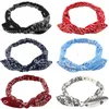 Женщины повязка на голову Paisley Design Soft Readband Griendly Cross Узел упругие волосы Bandanas Девушки для волос Аксессуары для волос DB382