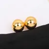 2022 Top quality Charm drop earring in 18k gold plated for women wedding jewelry gift have Stamp round shape PS7412271i