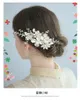 Headpieces Trendy Silver Flower Head Jewelry Handmade Wedding Hair Accessories Women Hair Clips for Bride Girls Headdress
