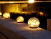 حديقة ضوء الشمسية أضواء led في الهواء الطلق مكتش الزجاج الكرة ضوء دافئ ليلة مصباح عيد الميلاد الإضاءة أرضي الحديقة الديكور