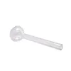 2021 new Pyrex Glass Oil Burner Handle Smoking Pipe 118mm 96mm Smoking Puff Curved Accessories