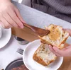 15*2.5cm wood Spoons cutlery wooden butter knife butter cheese smear jam cake Bakeware