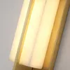 Lâmpada de parede de LED de mármore natural Contemporânea Luxo Clássico Dourado/Preto Arandelas de Parede Decoração de Casa Hotel Luminárias Nova chegada