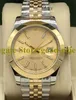 41mm Mens Golden Silver Brown Orologi da polso in oro rosa Calendario Orologio automatico 2813 Movimento Giubileo Bracciale 126301 Uomini Data Orologi meccanici