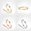 Braceletes de pulgula clássicas de tititânio 316L para amantes pulseira pulseira de ouro rosa casal bracelete para dia dos namorados com caixa 15-22cm