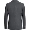 FGKKS Blazer Mens British Stylish Male Blazer Cheny Kurtka Firma Casual One Button Regular Blazer dla mężczyzn LJ201103