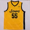 Maglia da basket personalizzata Iowa Hawkeyes NCAA College Joe Toussaint Ryan Kriener Jack Nunge Tony Perkins Keegan Murray Kris Murray Ogundele