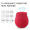 NXY Vibrators Red Rose Vibrator Woman Tongue Clitoral Sucking Adult Sex Toy 0104