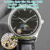 TWF Correct Moon Phase Version 39MM Master Ultra Thin Moon Black Dial Cal.925/1 Automatik 1368470 Herrenuhr Stahlgehäuse Ewigkeitsuhren